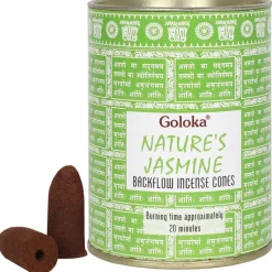 Something Different Goloka Jasmine Backflow Incense Cones