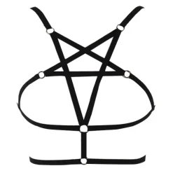 Gothic Accessories Gothic Pentagram Body Harness