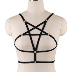 Gothic Accessories Gothic Pentagram Body Harness