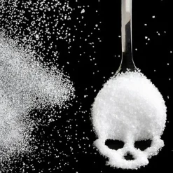 Gothic Accessories Gothic Skull Sugar Spoon Silver