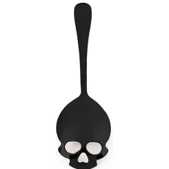 Gothic Accessories Gothic Skull Sugar Spoon Black