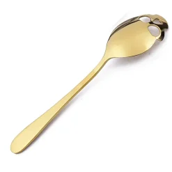 Gothic Accessories Gothic Skull Sugar Spoon Gold