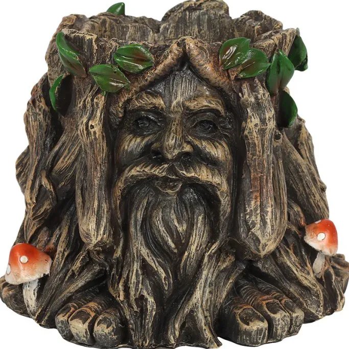 Something Different Green Man Plant Pot