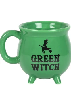 Something Different Green Witch Cauldron Mug