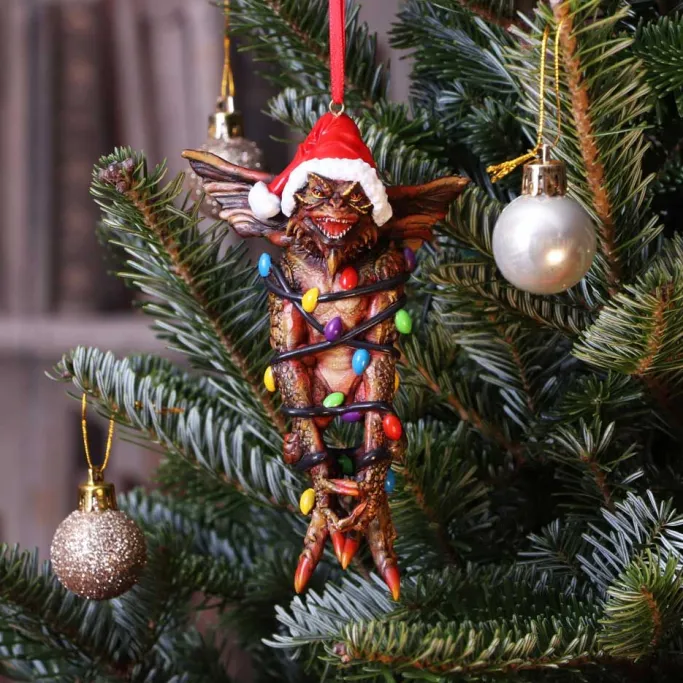 Nemesis Now Gremlins Mohawk in Fairy Lights Hanging Ornament