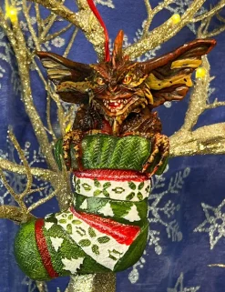 Nemesis Now Gremlins Mohawk in Stocking Hanging Ornament