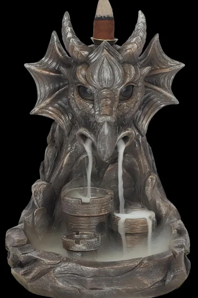 Something Different Grey Dragon Backflow Incense Burner