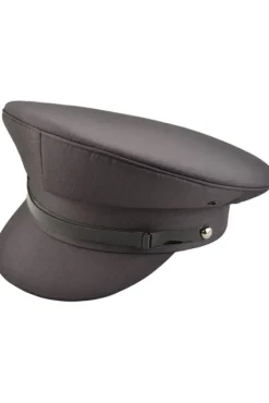 Euro Accessories Grey Military Peaked Cap