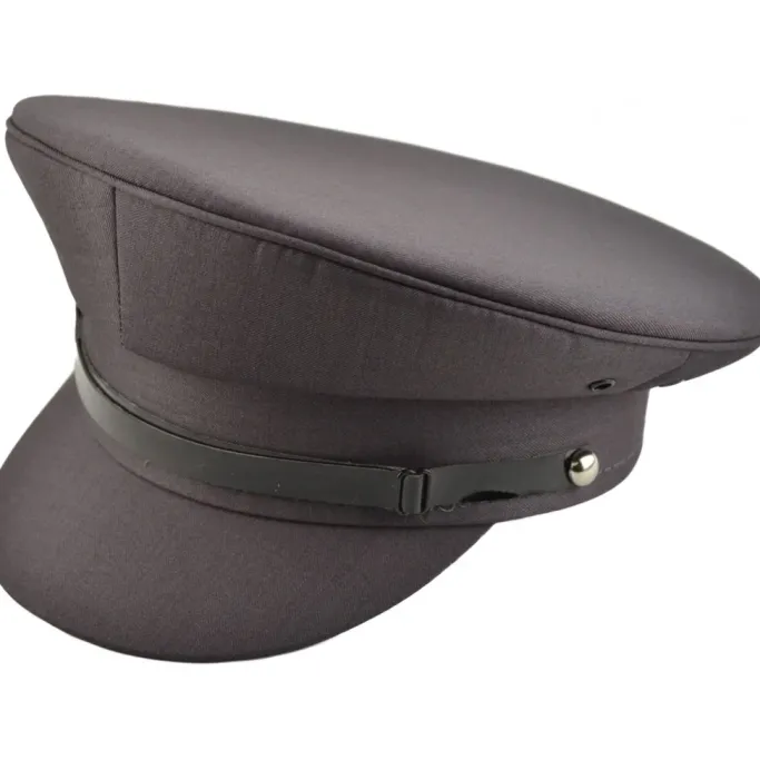 Euro Accessories Grey Military Peaked Cap