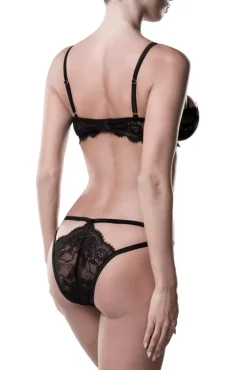 Grey Velvet Bra Set