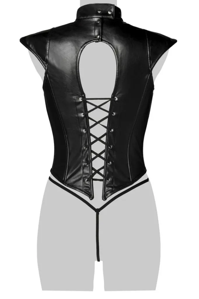 Grey Velvet Corset Set