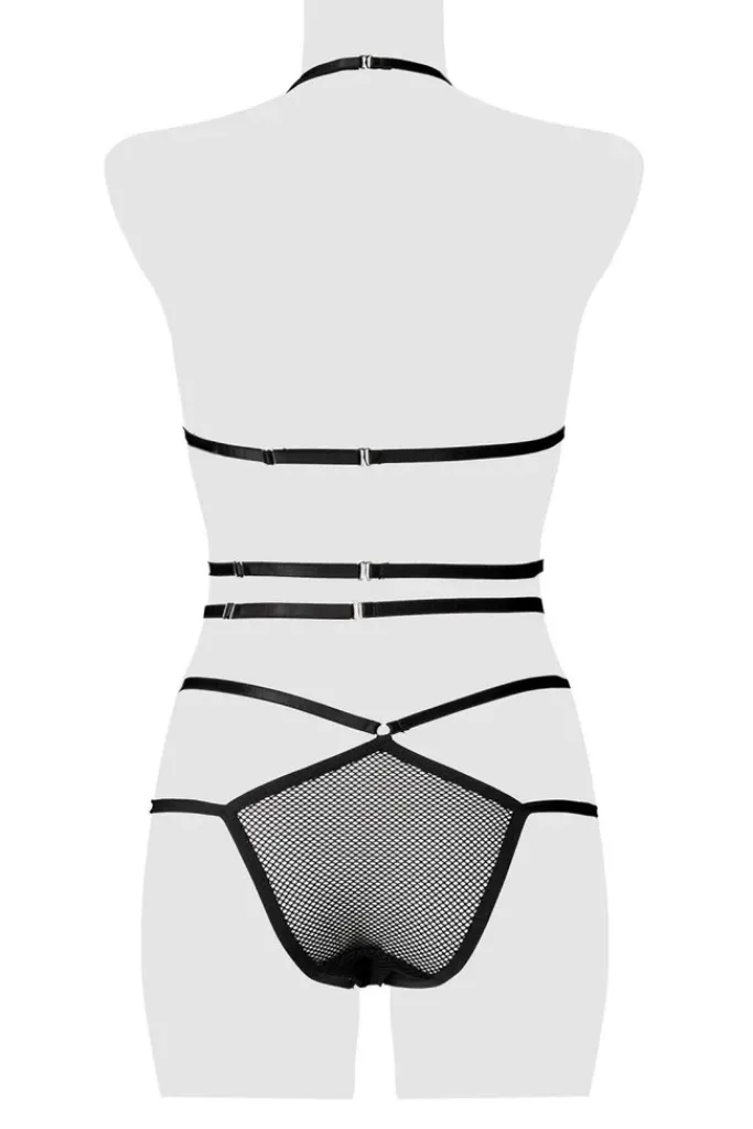 Grey Velvet Erotic Set