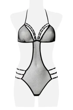 Grey Velvet Four-Part Body Set
