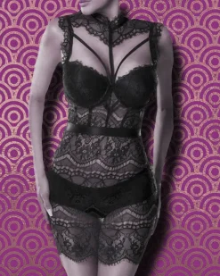 Grey Velvet Negligé