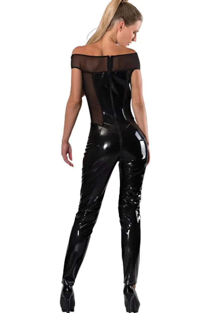 Guilty Pleasure Off Shoulder Datex Catsuit