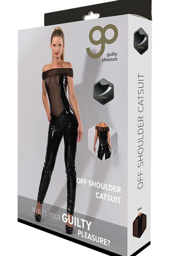 Guilty Pleasure Off Shoulder Datex Catsuit