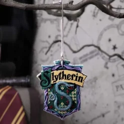 Nemesis Now Harry Potter Slytherin Crest Christmas Ornament