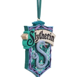 Nemesis Now Harry Potter Slytherin Crest Christmas Ornament