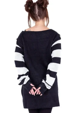 Innocent Clothing Heartless Lilith Jumper Black/White