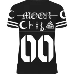 Innocent Clothing Heartless Moon Kitty Varsity Tshirt