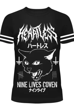 Innocent Clothing Heartless Nine Lives Coven Varsity T