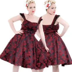 H&R London Red Marie Antoinette Dress (UK8)