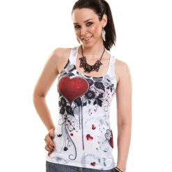 Innocent Clothing Innocent Rose Heart Lace Vest