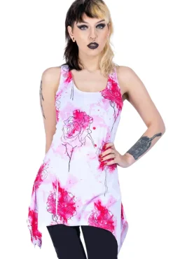 Innocent Clothing Innocent Rose Watercolour Lace Panel Vest