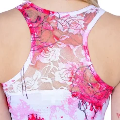 Innocent Clothing Innocent Rose Watercolour Lace Panel Vest