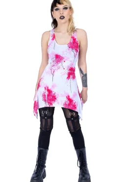 Innocent Clothing Innocent Rose Watercolour Lace Panel Vest