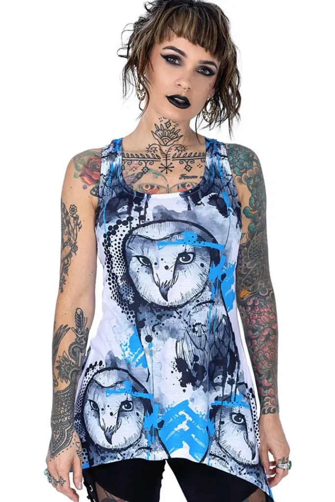 Innocent Clothing Innocent Watercolour Owl Top