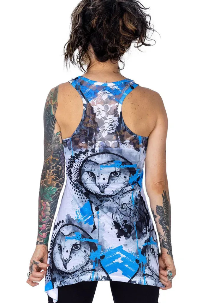 Innocent Clothing Innocent Watercolour Owl Top