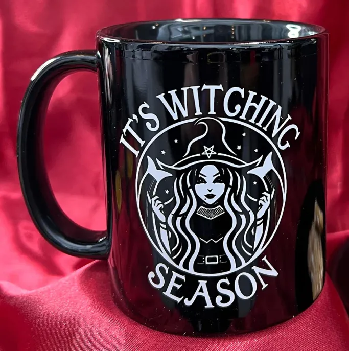 Grind Its Witching Season Black Mug