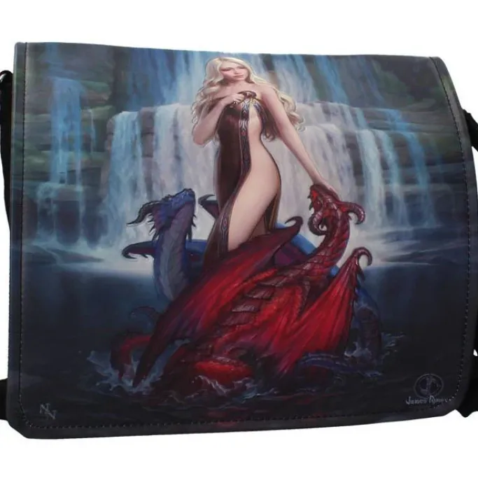 Nemesis Now James Ryman Dragon Bathers Embossed Shoulder Bag