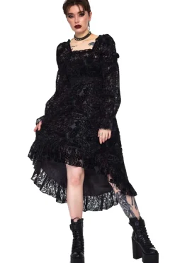 Jawbreaker Paisley Burnout Dress
