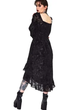 Jawbreaker Paisley Burnout Dress