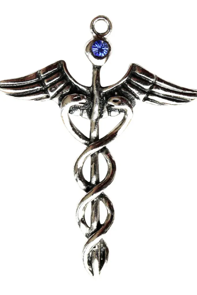 Jewels of Atum Ra Caduceus Pendant
