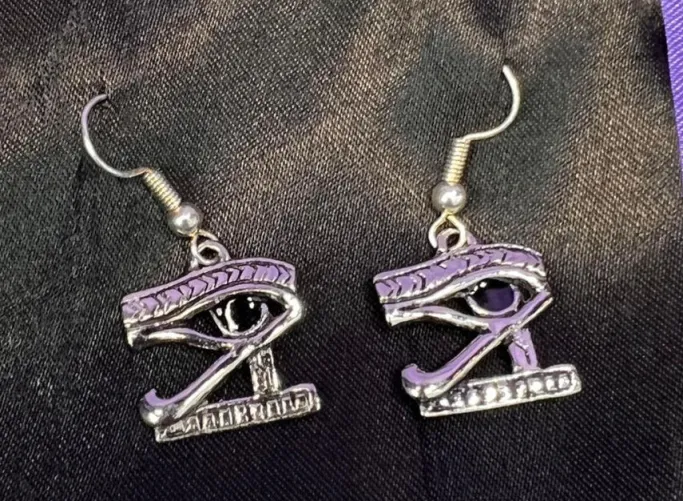 Jewels of Atum Ra Eye of Horus Earrings