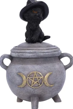 Nemesis Now Kitty's Brew Cat Cauldron Box
