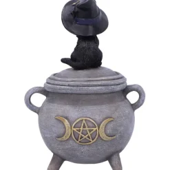 Nemesis Now Kitty's Brew Cat Cauldron Box