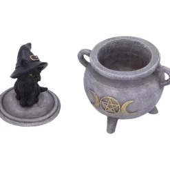 Nemesis Now Kitty's Brew Cat Cauldron Box