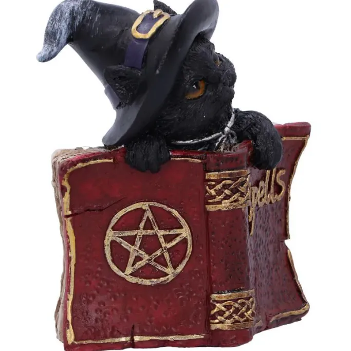 Nemesis Now Kitty's Grimoire Cat Red