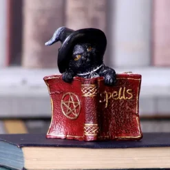 Nemesis Now Kitty's Grimoire Cat Red