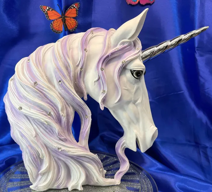 Nemesis Now Large White Jewelled Magnificence Unicorn