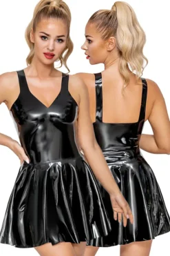 LATE-X Latex Mini Dress
