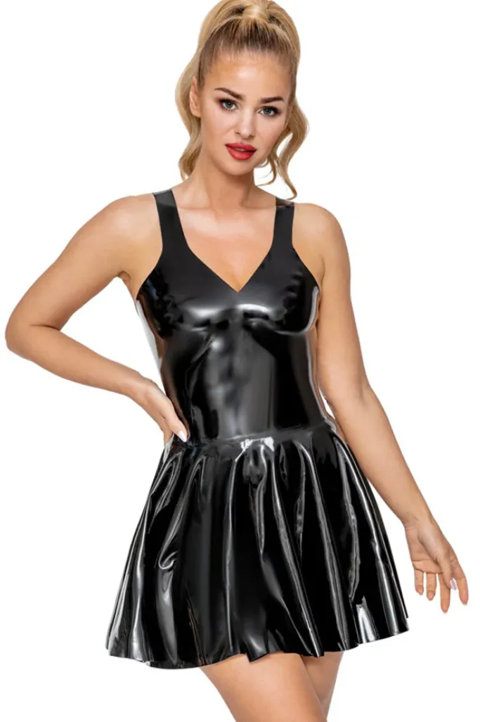 LATE-X Latex Mini Dress