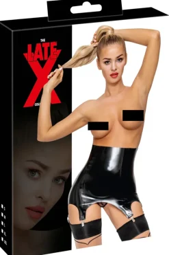 LATE-X Latex Suspender Belt