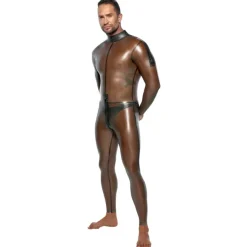 LATE-X Mens Latex Jumpsuit