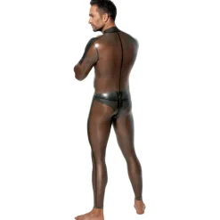 LATE-X Mens Latex Jumpsuit