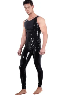 LATE-X Mens Latex Jumpsuit